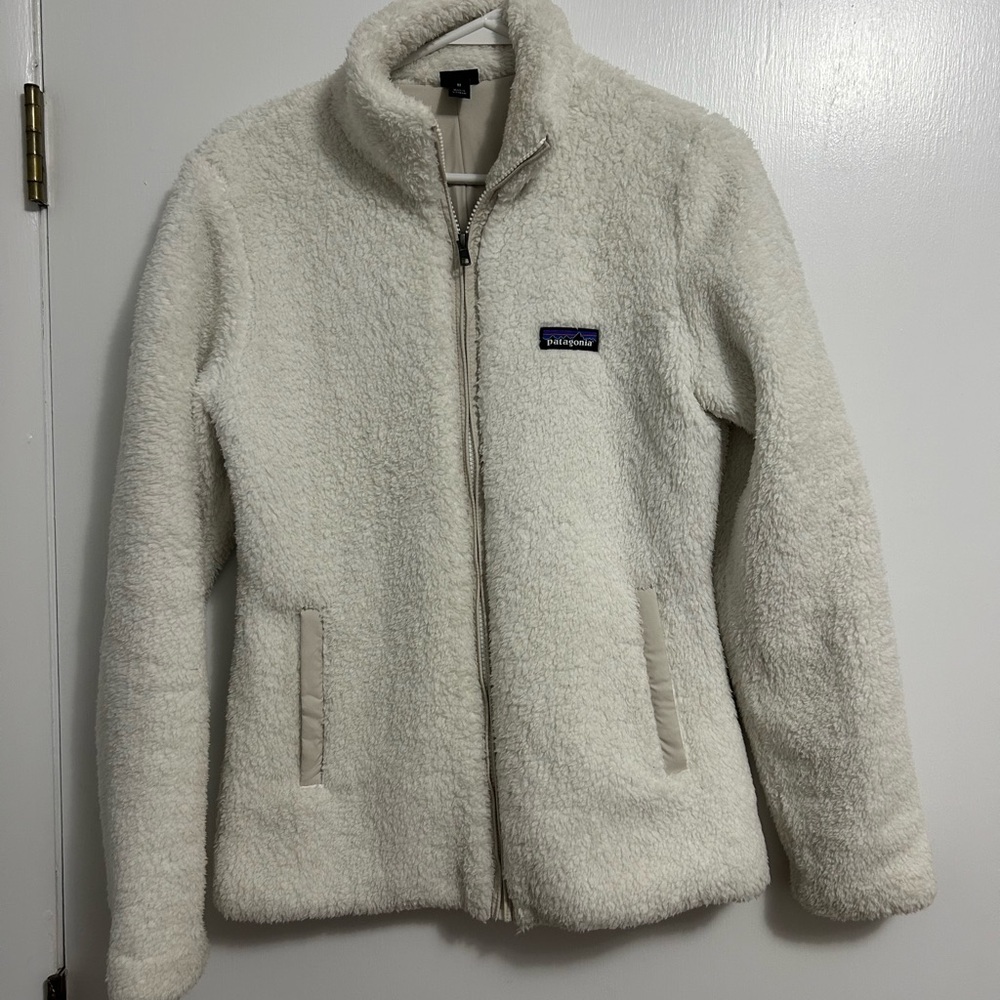 Patagonia Women's Off-White Teddy Jacket